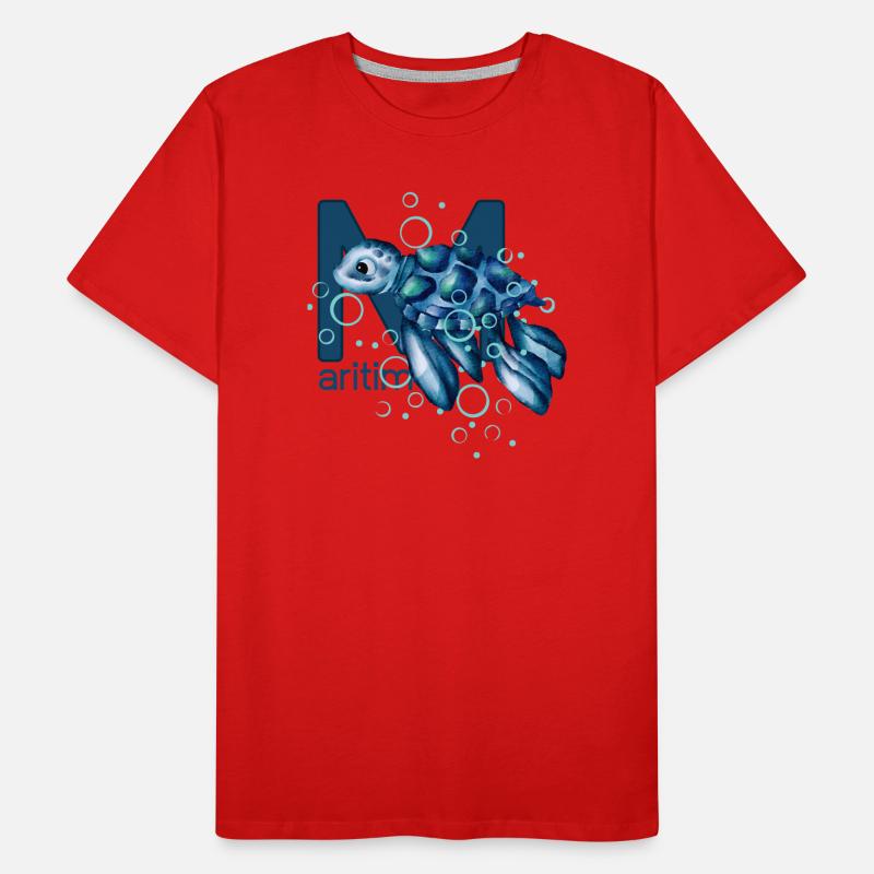 Maritime Turtle Men's Premium Organic T-Shirt