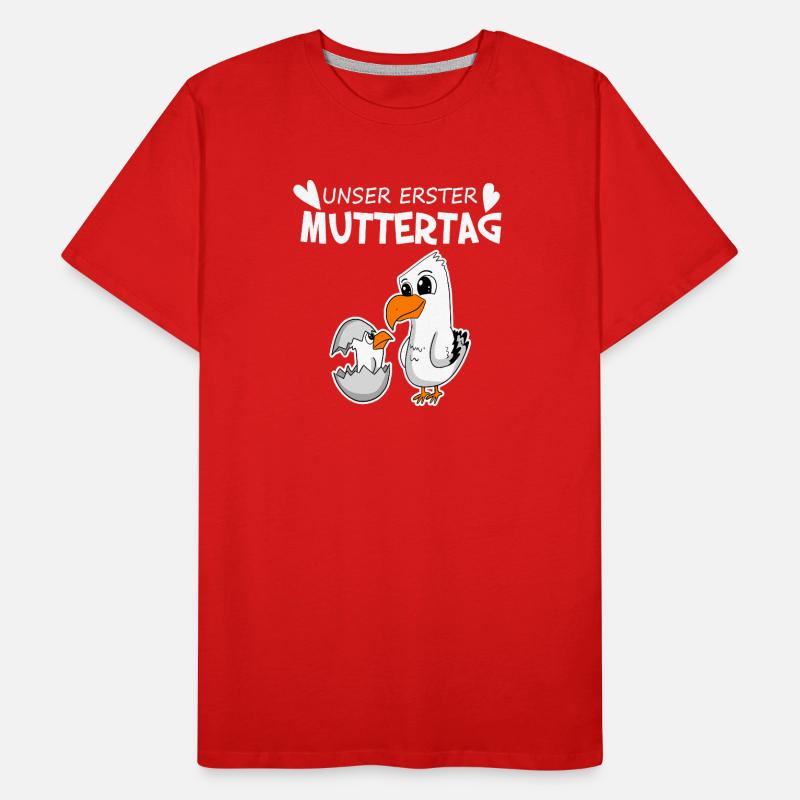 Muttertag - erster Muttertag Geschenk Männer Premium Bio T-Shirt