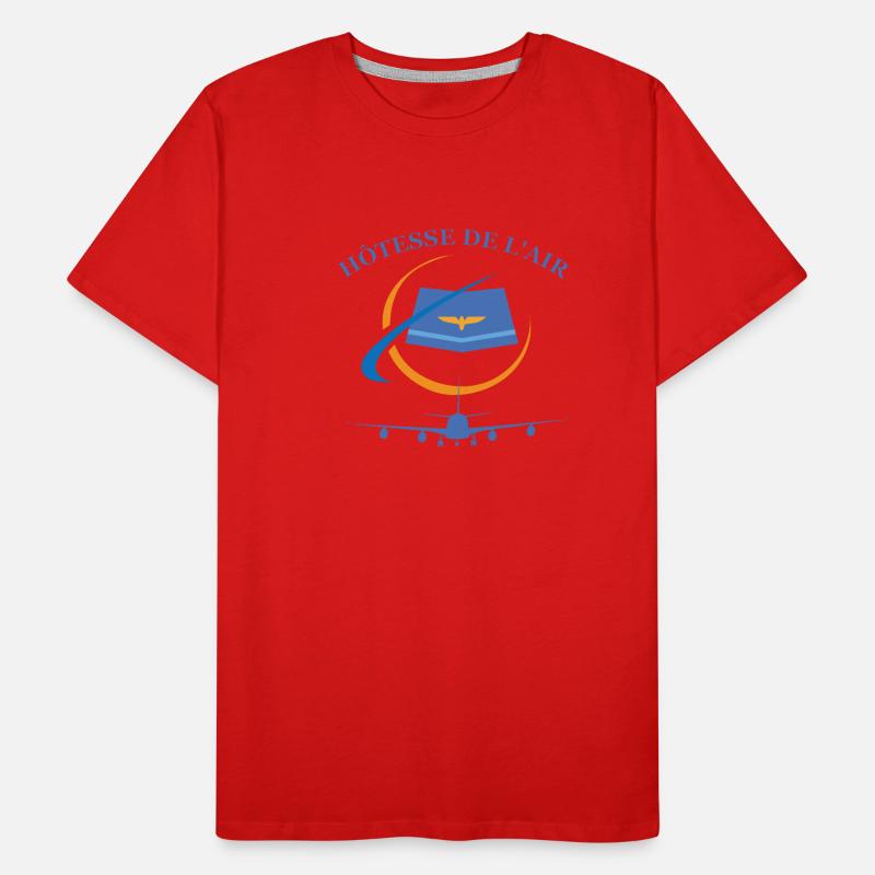 Hôtesse de l'air T-shirt bio Premium Homme