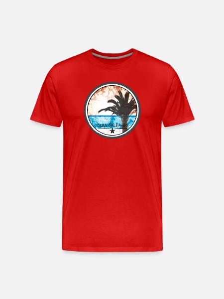 Islas Baleares - Men's Premium Organic T-Shirt - red