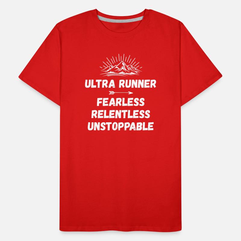 Ultra Runner - Intrépide. Implacable. Imparable. T-shirt bio Premium Homme
