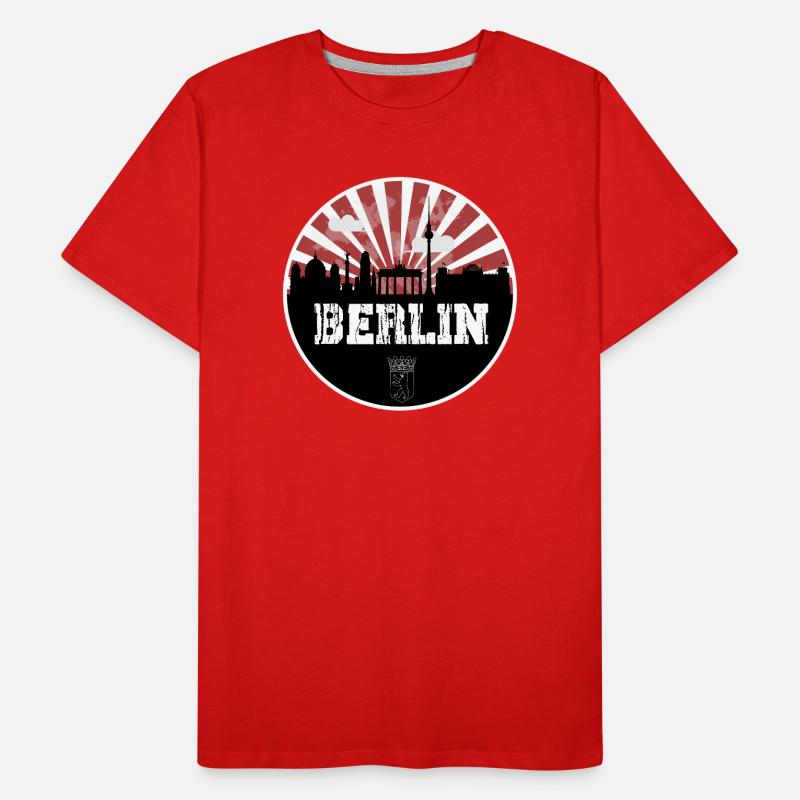 Match à domicile Berlin Skyline T-shirt bio Premium Homme