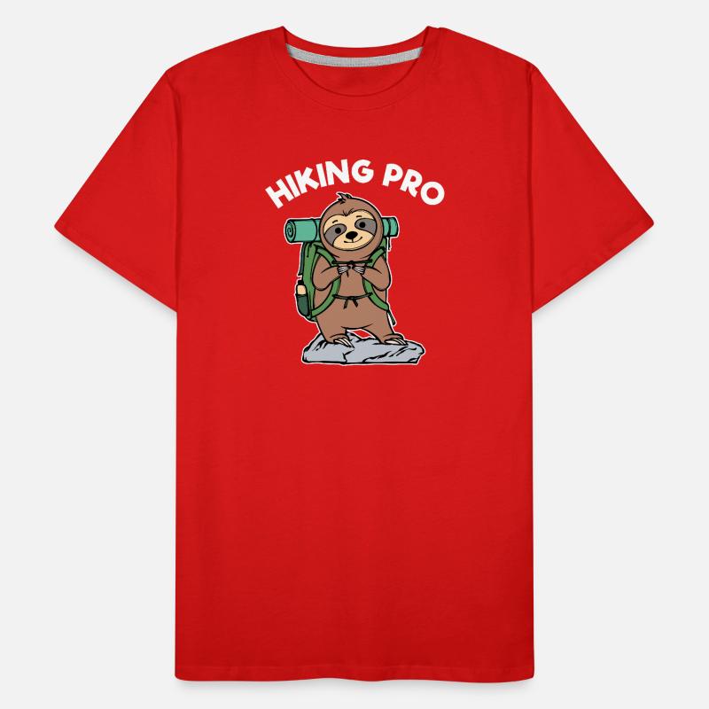Hiking Hikers Hike Statement Trails Men's Premium Organic T-Shirt