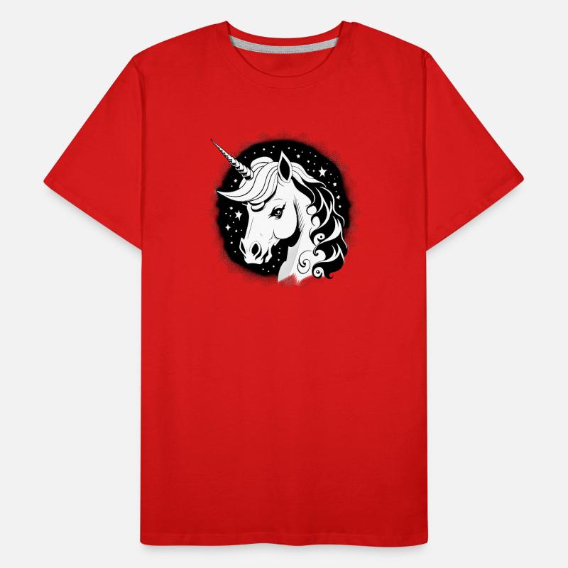 Licorne gothique T-shirt bio Premium Homme