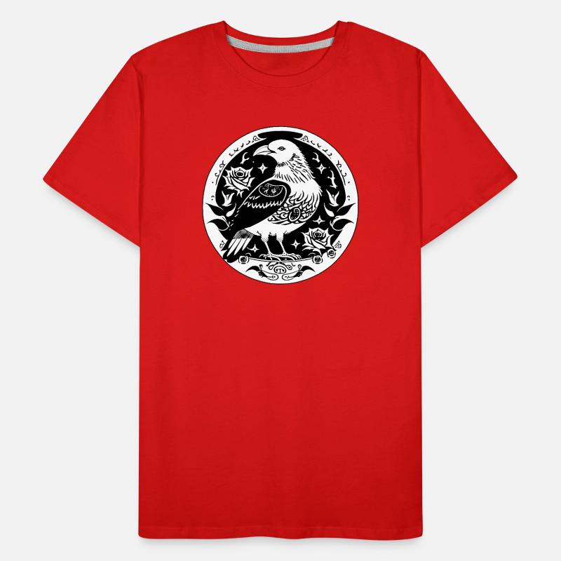 Corneille gothique T-shirt bio Premium Homme