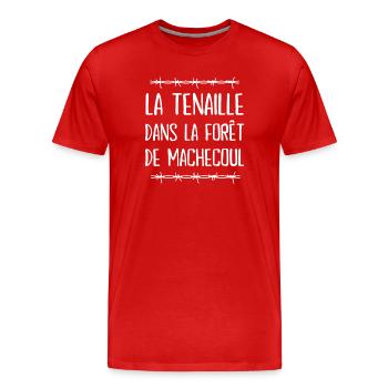 la septième compagnie, la 7ème compagnie - T-shirt bio Premium Homme - rouge - Devant - Damien (186cm)