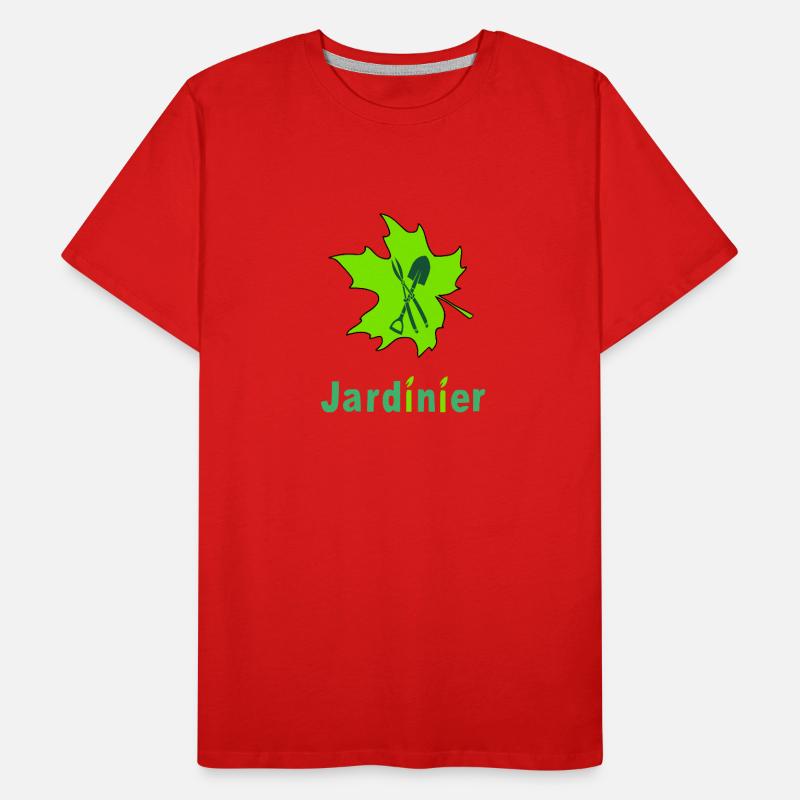 Gärtner Männer Premium Bio T-Shirt