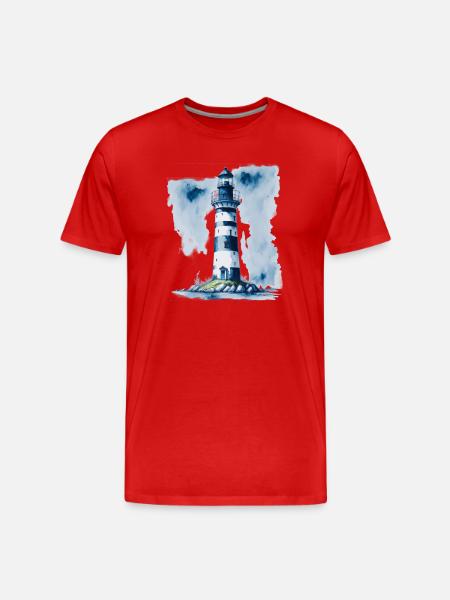 Phare - T-shirt bio Premium Homme - rouge