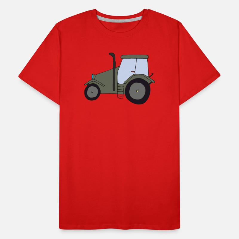 traktor oldtimer Männer Premium Bio T-Shirt
