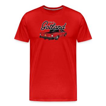 Das ist Gotland - Epa - Männer Premium Bio T-Shirt - Rot - Vorne - Damien (186cm)