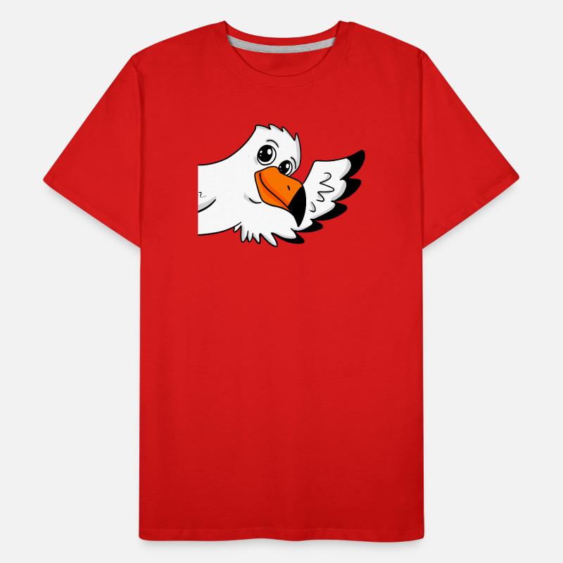 Salutation de mouette T-shirt bio Premium Homme