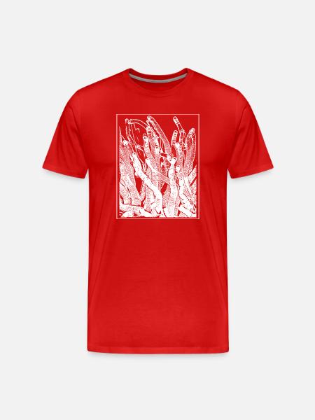 Anemone - Men's Premium Organic T-Shirt - red