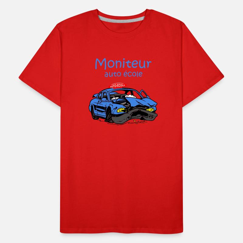 Moniteur auto-école T-shirt bio Premium Homme