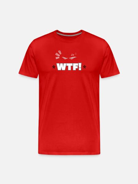 WTF - T-shirt bio Premium Homme - rouge
