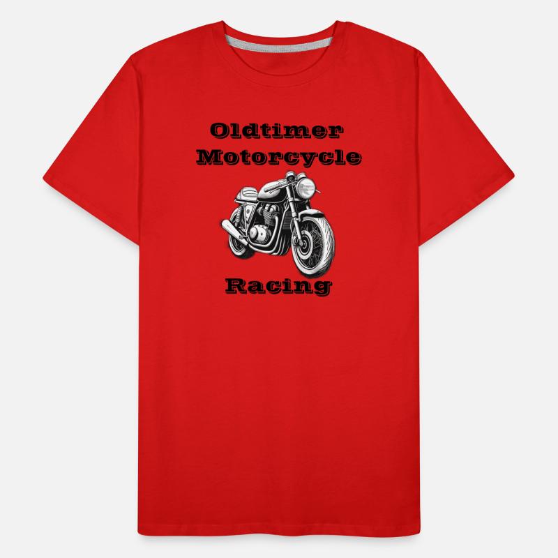 Oldtimer Motorcycle Racing Men's Premium Organic T-Shirt