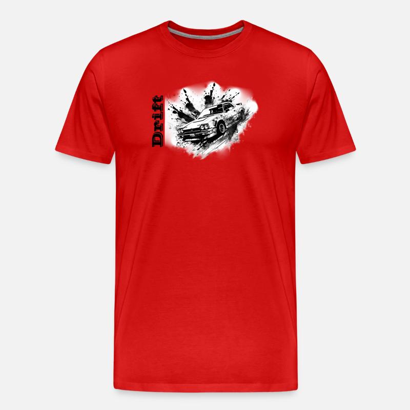 Drifter - Männer Premium Bio T-Shirt - Rot