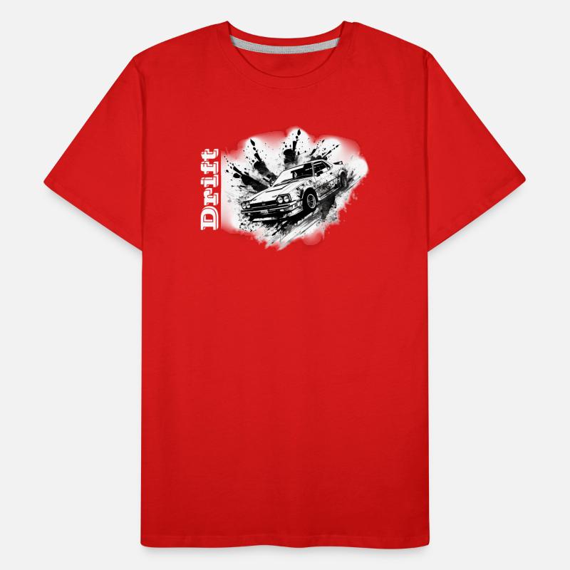 Dérive blanche T-shirt bio Premium Homme
