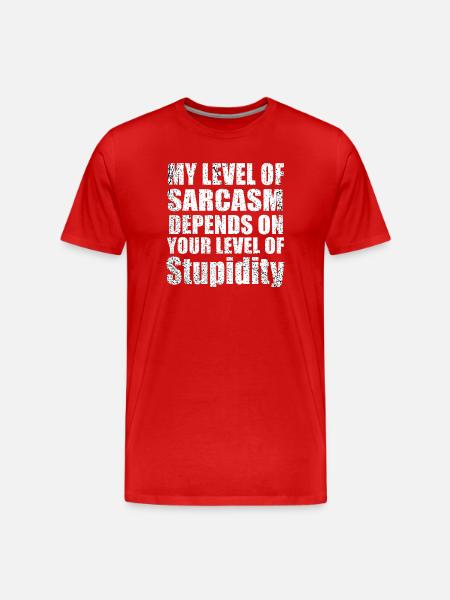 Cool Quote - Men's Premium Organic T-Shirt - red