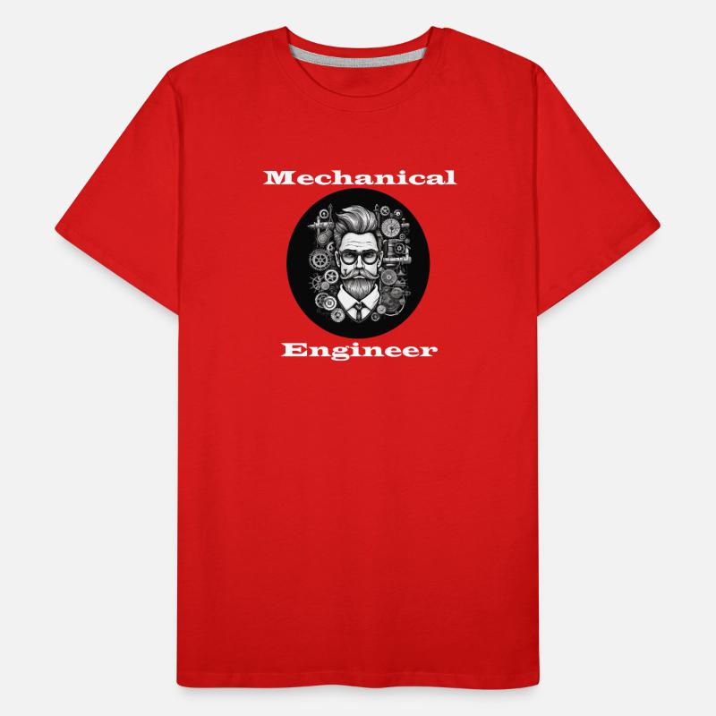 Mechanical Engineer white Men's Premium Organic T-Shirt
