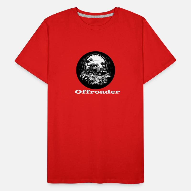 Off-roader white Men's Premium Organic T-Shirt