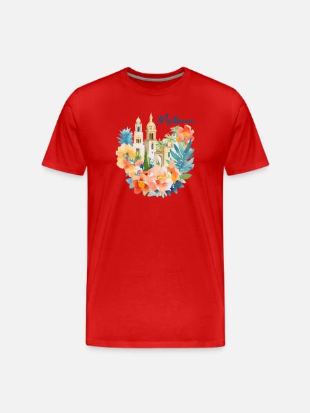 Majorca - Men's Premium Organic T-Shirt - red