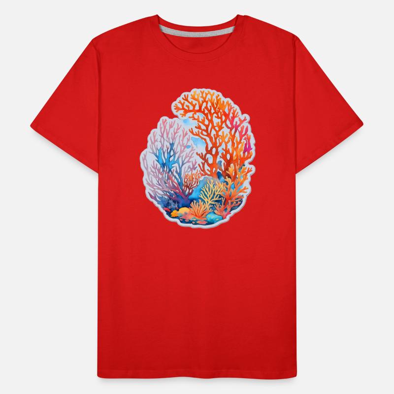 Corail T-shirt bio Premium Homme