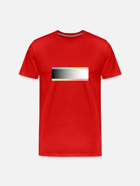 Grauzonen 2 - Männer Premium Bio T-Shirt - Rot