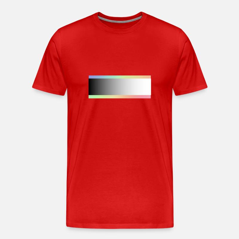 Grauzonen 2 - Männer Premium Bio T-Shirt - Rot