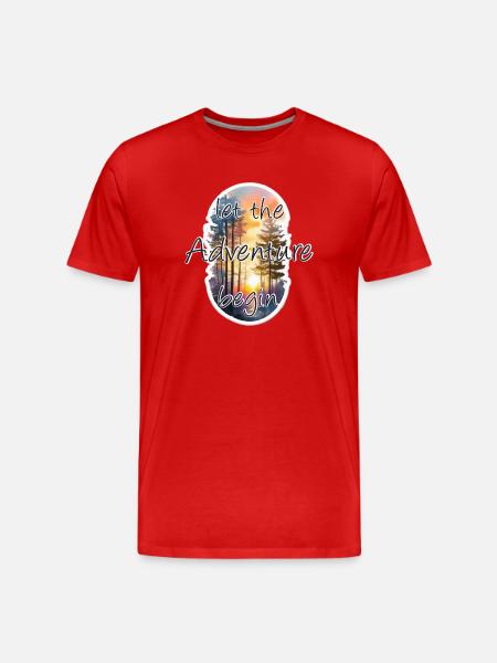 Aventure - T-shirt bio Premium Homme - rouge