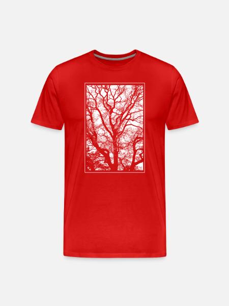 Tree - Men's Premium Organic T-Shirt - red