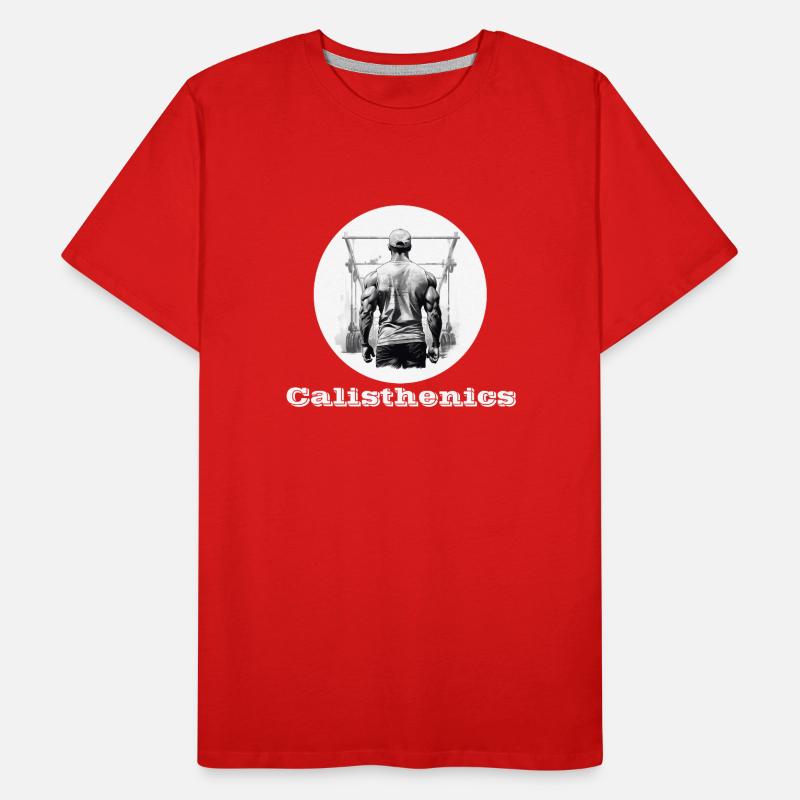 Calisthenics blanc T-shirt bio Premium Homme