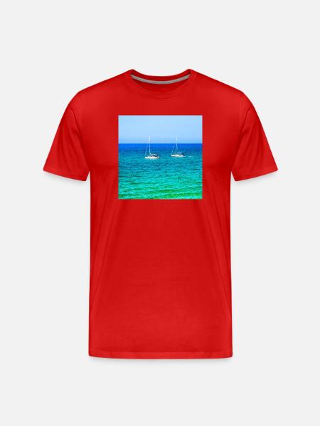 Voile d’été - T-shirt bio Premium Homme - rouge