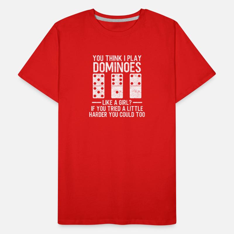 Conception de domino T-shirt bio Premium Homme