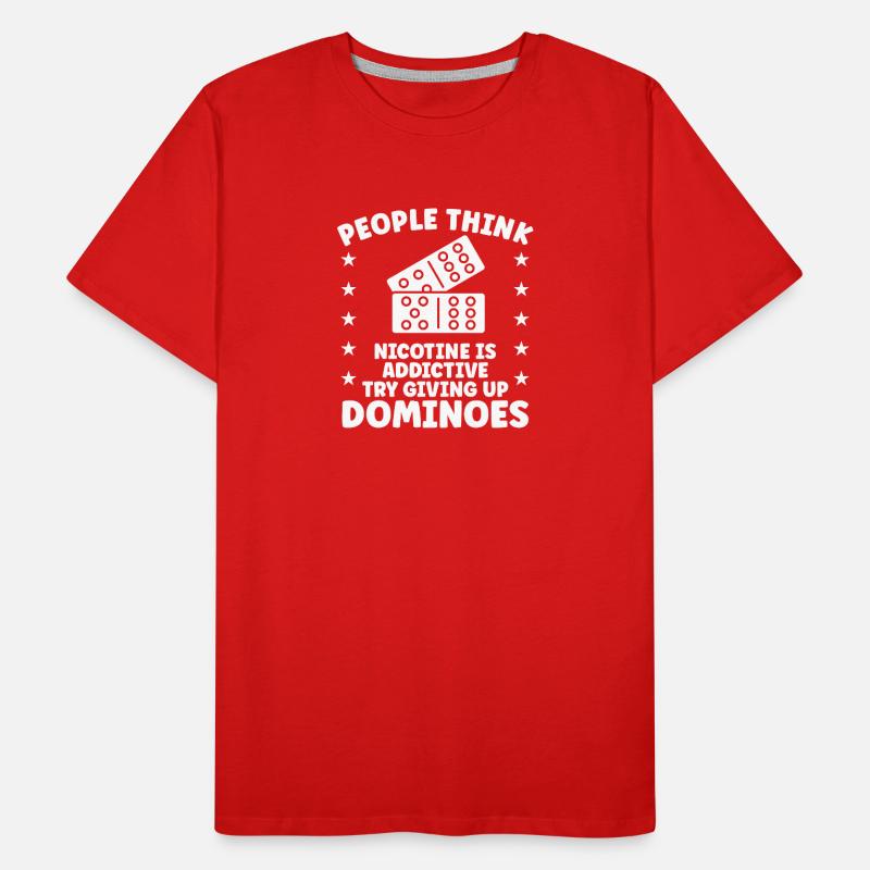 Conception de domino T-shirt bio Premium Homme