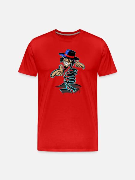 Sauteur - T-shirt bio Premium Homme - rouge