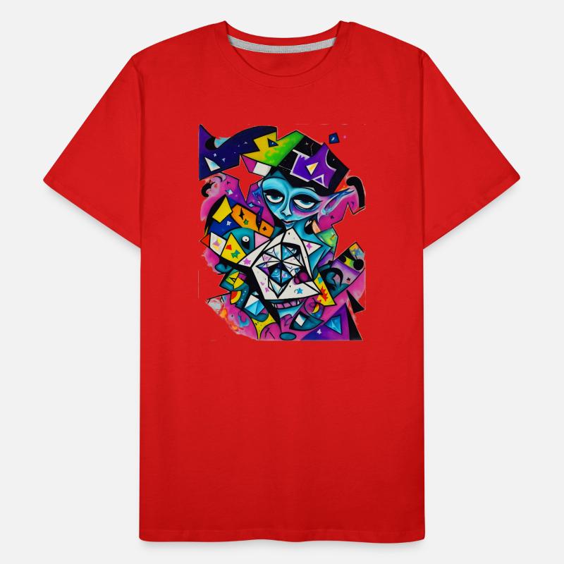 Graffiti Männer Premium Bio T-Shirt