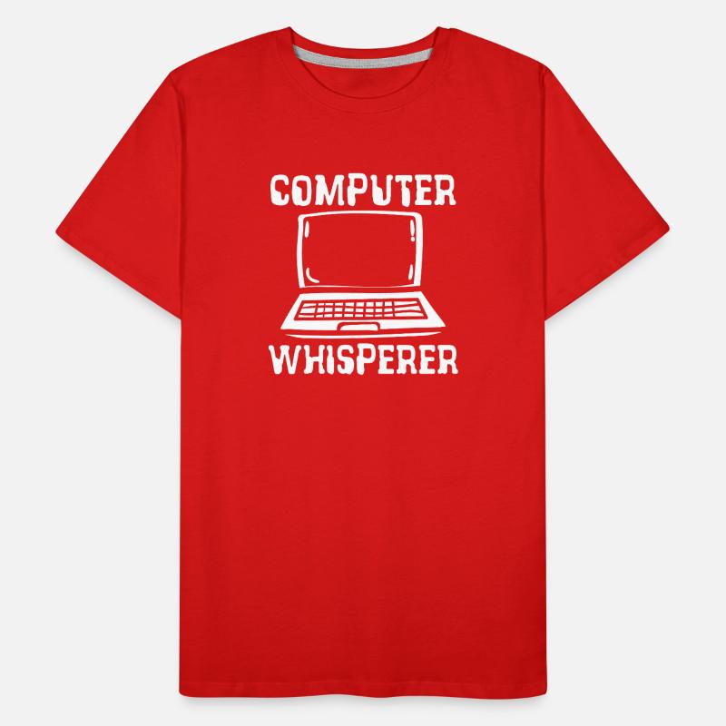 Computer whisperer Männer Premium Bio T-Shirt