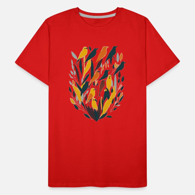 Oiseaux T-shirt bio Premium Homme