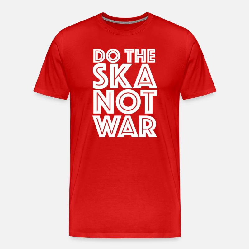 Do the Ska Not war - Männer Premium Bio T-Shirt - Rot