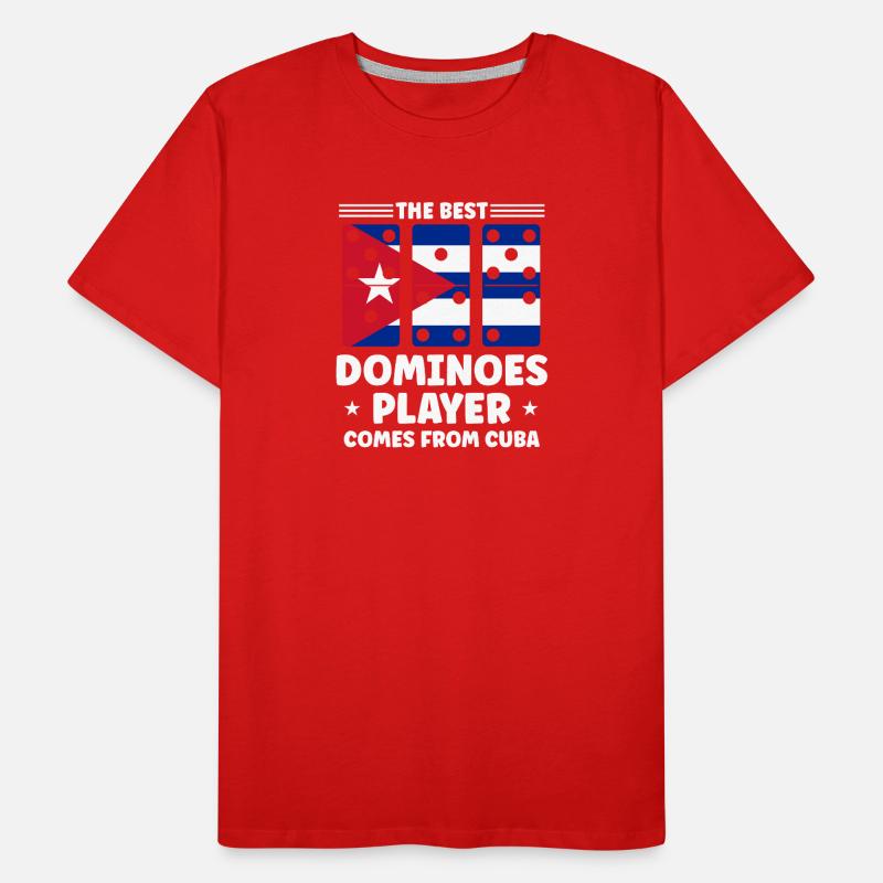 Domino game design Men's Premium Organic T-Shirt