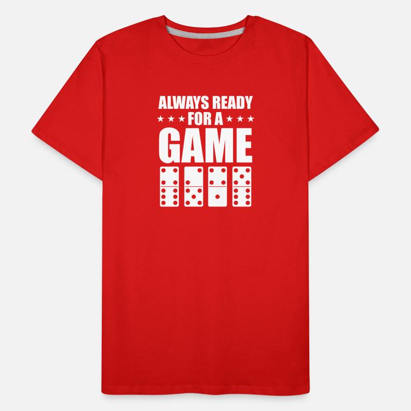 Domino game design Men's Premium Organic T-Shirt