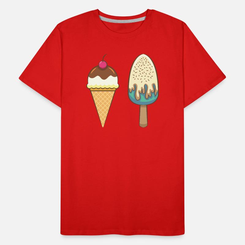 glace T-shirt bio Premium Homme