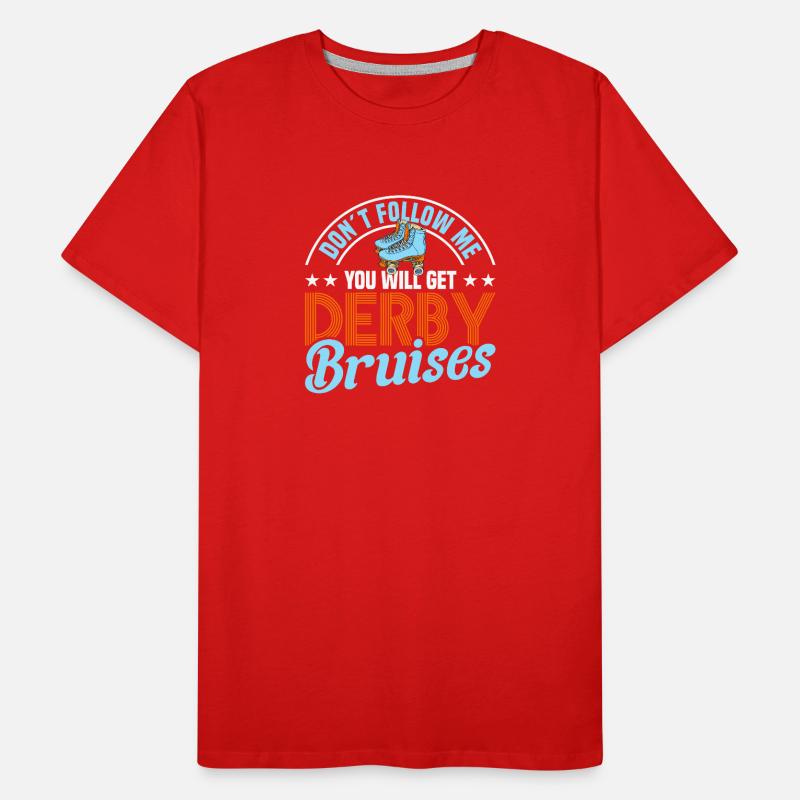 Rollschuh Design Männer Premium Bio T-Shirt