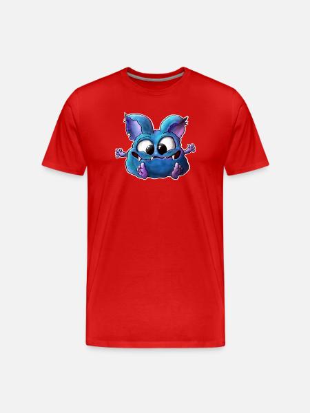 lass dich umarmen…. KuschelMonster - Männer Premium Bio T-Shirt - Rot