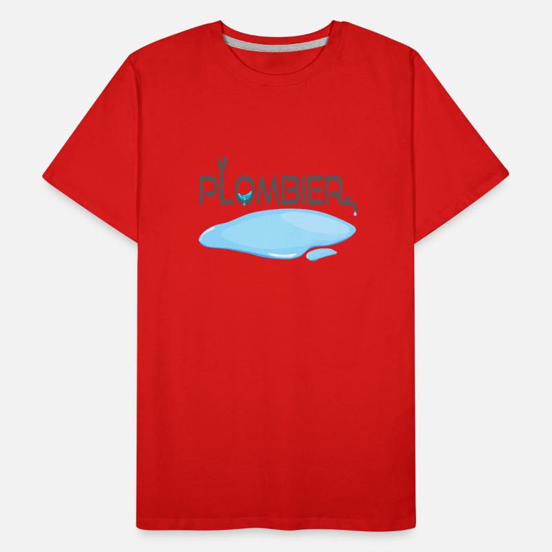 Plombier T-shirt bio Premium Homme