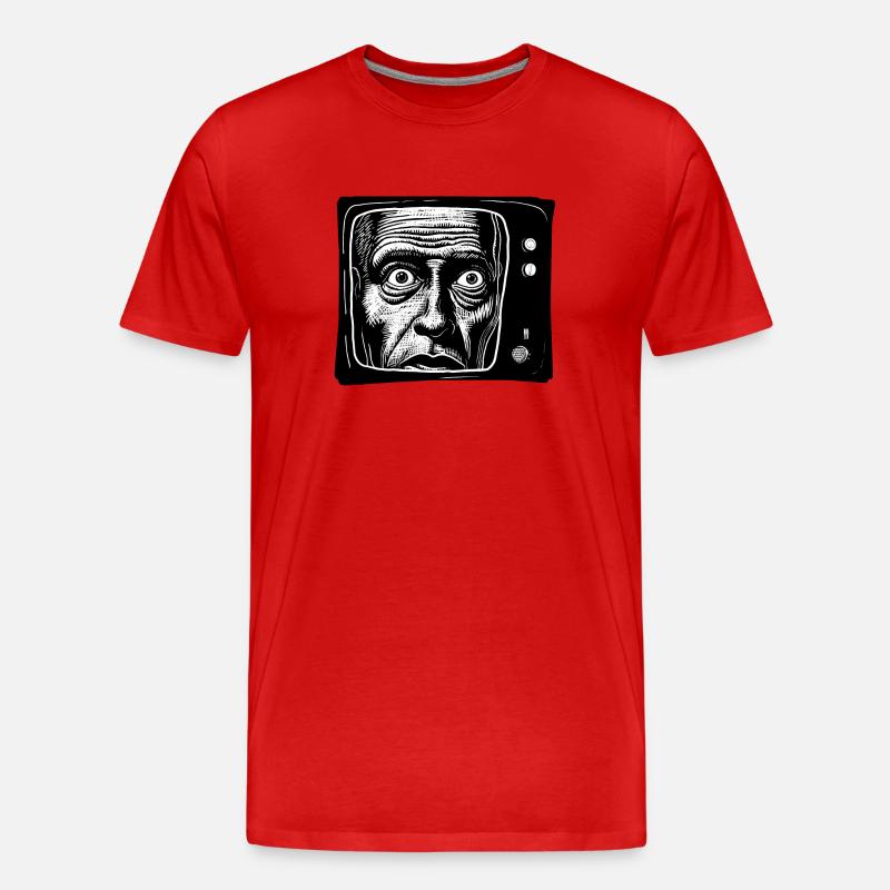 TV 03 - Männer Premium Bio T-Shirt - Rot