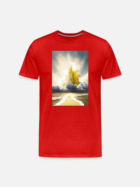 GOD 04 - Men's Premium Organic T-Shirt - red
