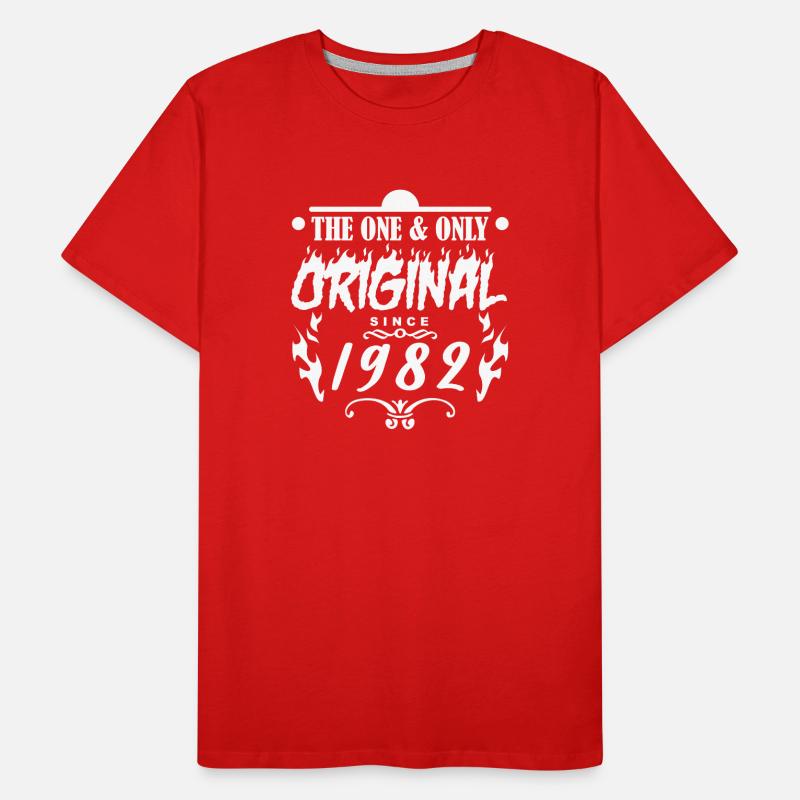 1982 - Année de construction 1982 T-shirt bio Premium Homme