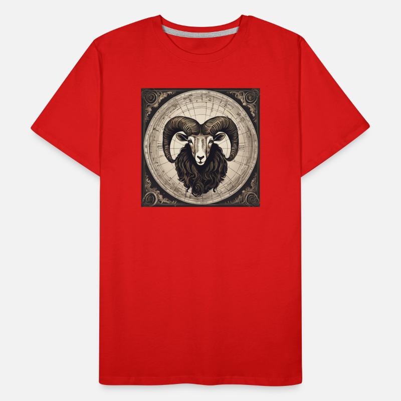 Zodiaque Bélier T-shirt bio Premium Homme