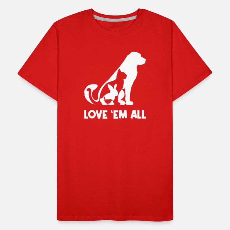 Pets Statement Cat Bunny Dog Pets Pet Men's Premium Organic T-Shirt